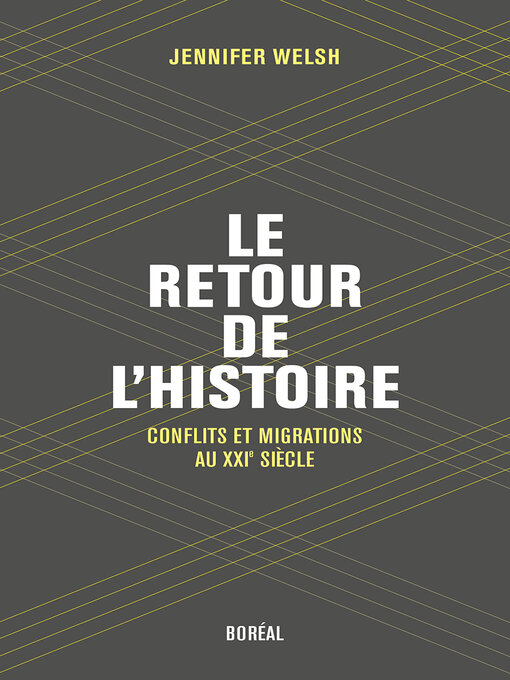 Cover image for Le retour de l'histoire